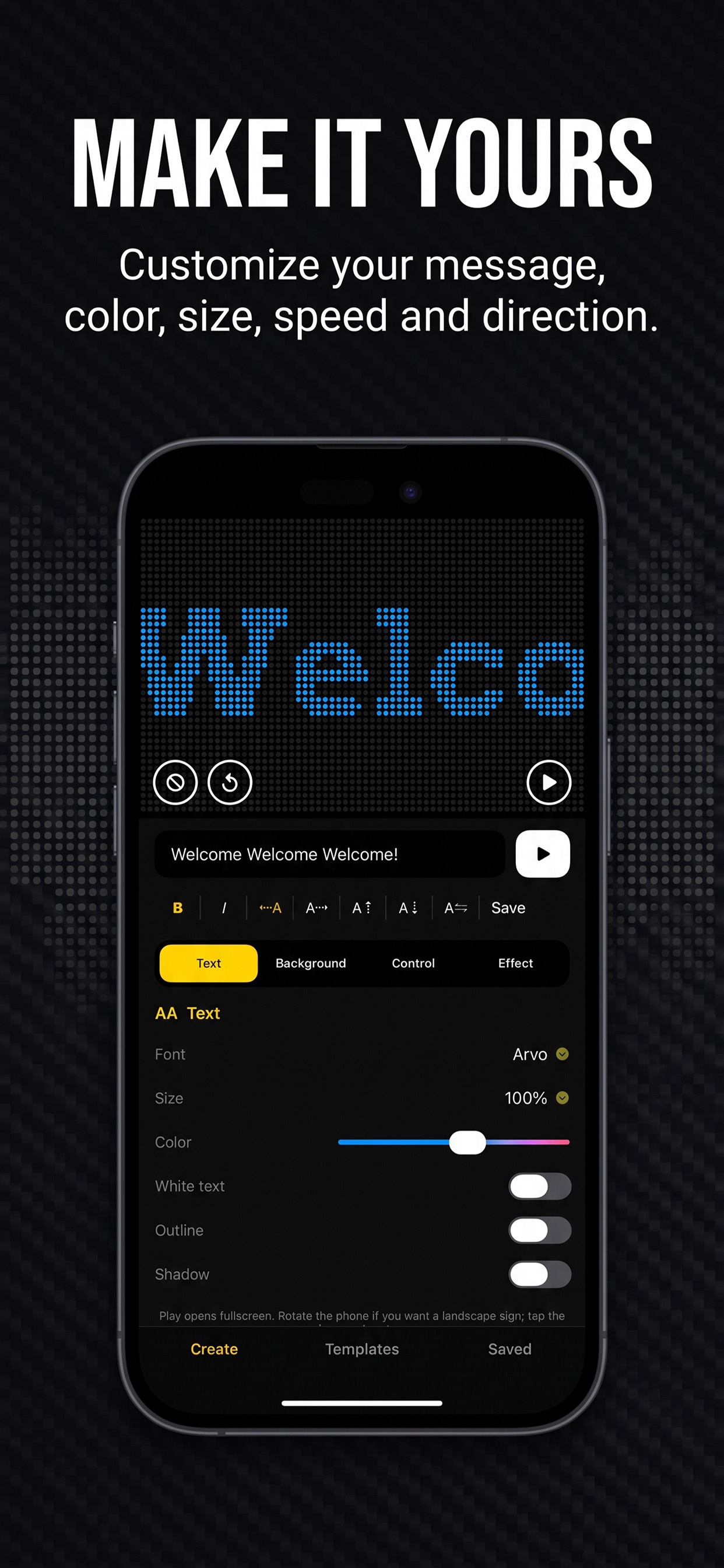Screenshot 2 of BizMarquee