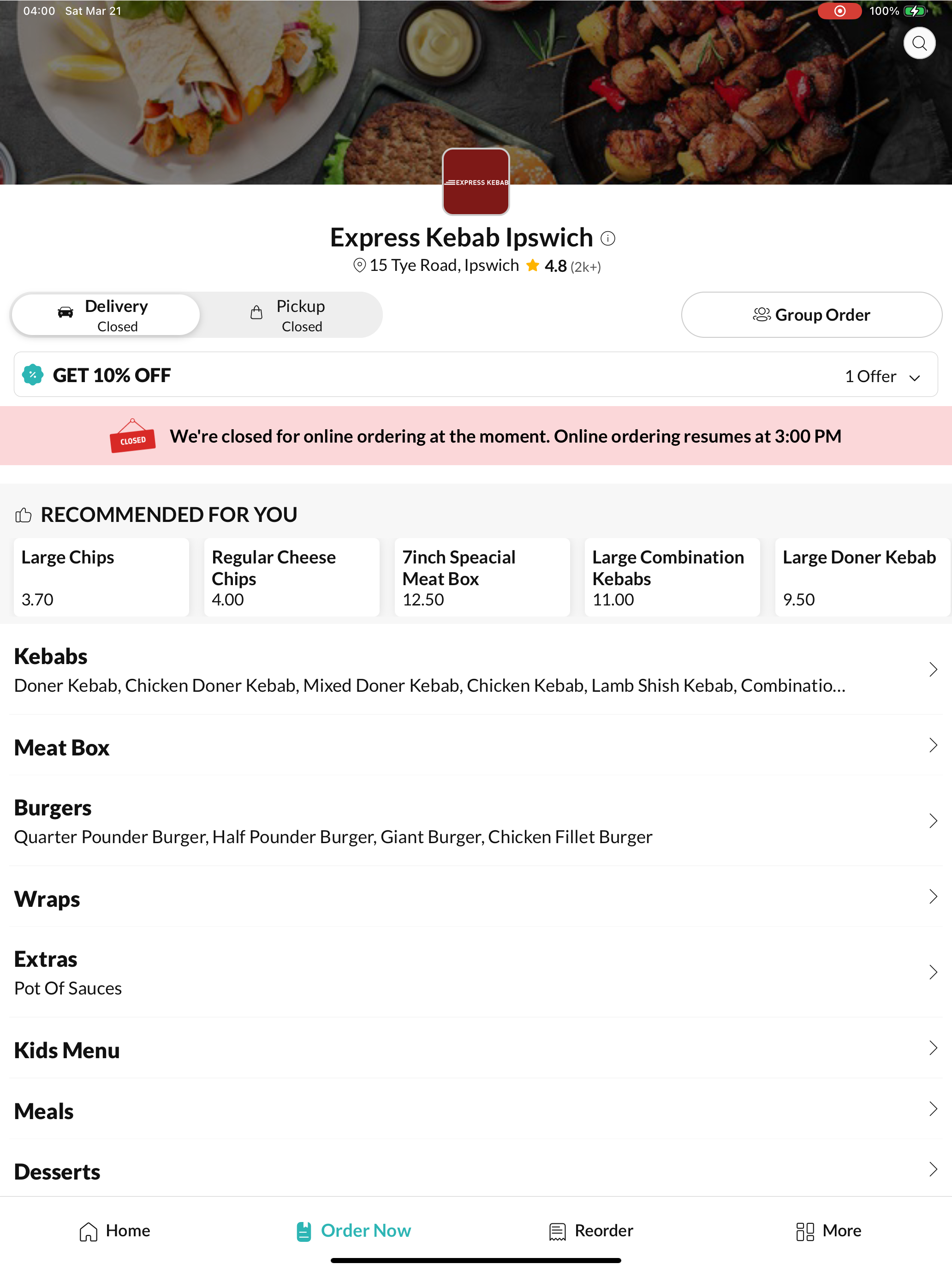 Express Kebab Ipswich screenshot 6