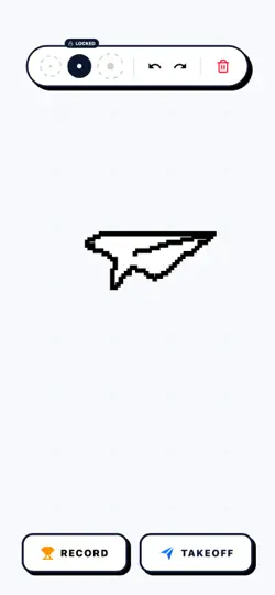 Capture d'écran de PaperPlane: World Record sur iPhone 1