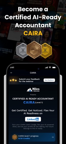 Miles One: AI-Ready Accountant iPhone screenshot