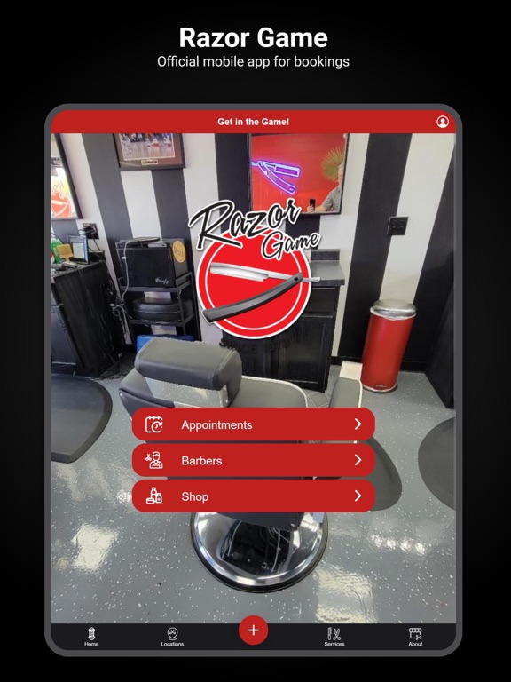 Razor Game iPad screenshot 1 - Business app