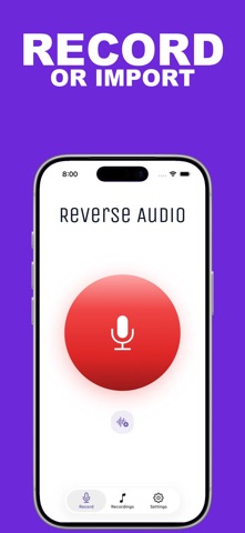 Reverse Audio: Sing Voices Screenshot 3 of 6
