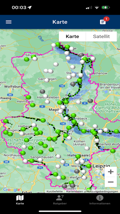 HochwassergefahrST Screenshot