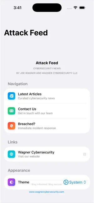 Attack Feed screenshot 1