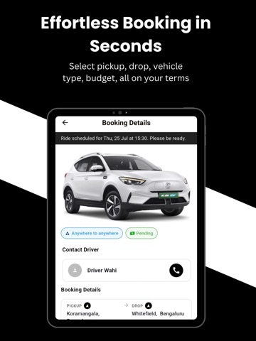 2xCabs Partner iPad screenshot