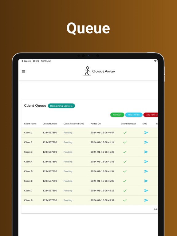 Screenshot #5 pour QueueAway Pro