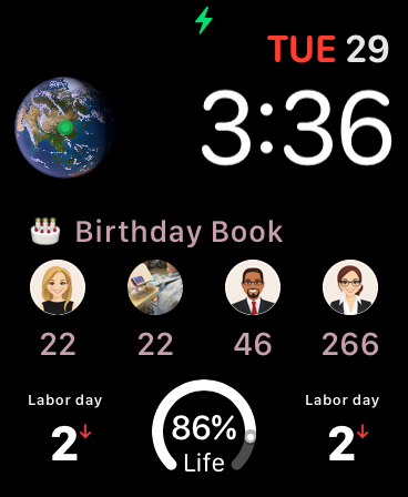 Day Counter widget