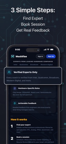 MockVise: Chip Interviews iPhone screenshot