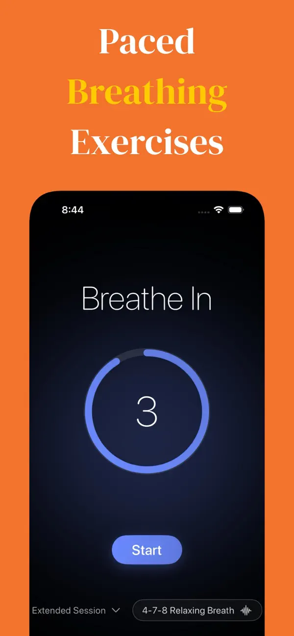 Screenshot #2 pour Box Breathing - BreathKit