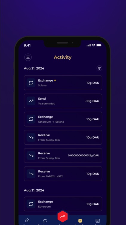 DAU Vault: Mobile Wallet screenshot-4