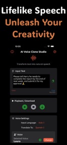 AI Voice Clone Studio screenshot