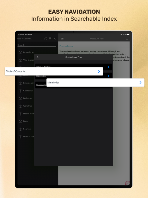 Mosbys PDQ for RN iPad screenshot 6 - Medical app