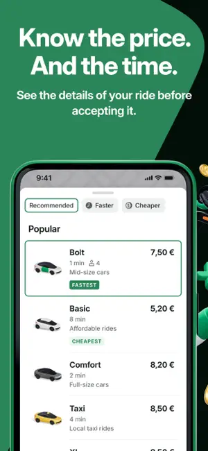 Bolt: Request a Ride iPhone screenshot 5