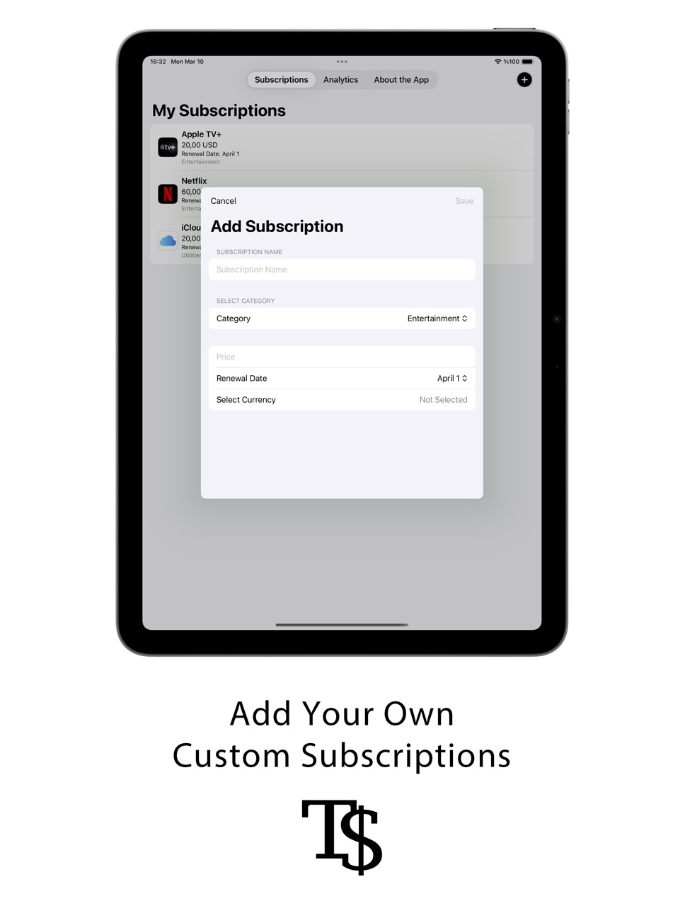 iPad screenshot