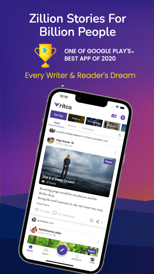 #1. Writco – Write & Publish Books (iOS) 由: INSOFTO TECHNOLOGIES PRIVATE LIMITED