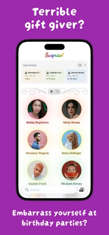 Surprise! For any occasion app screenshot