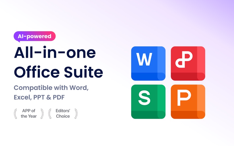 #1. WPS Office - PDF, Docs, Sheets (macOS) 由: KINGSOFT OFFICE SOFTWARE CORPORATION LIMITED