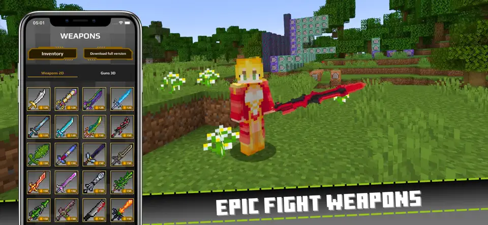Скриншот Gun Addon For Minecraft на iPhone 3