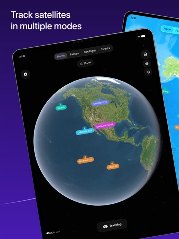 AllMySat: Satellite Tracker iPad screenshot
