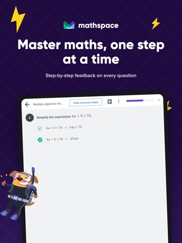 Mathspace for Students app screenshot