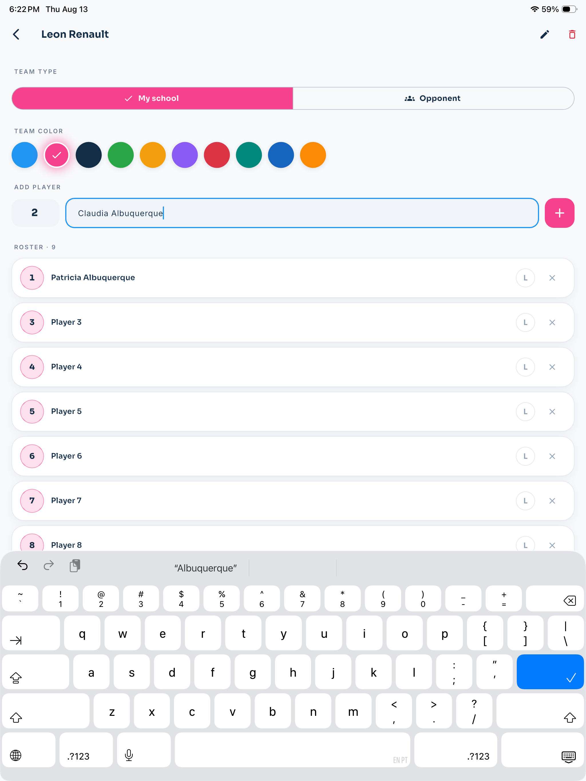 Scoresheet Live screenshot 12