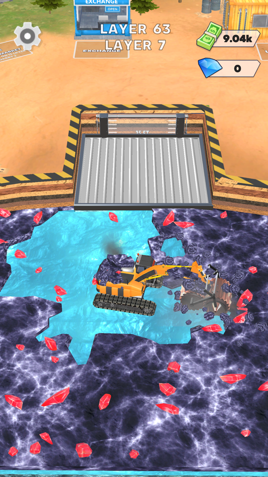 #4. Mining Rush: Quarry Simulator (iOS) Podle: HOMA GAMES