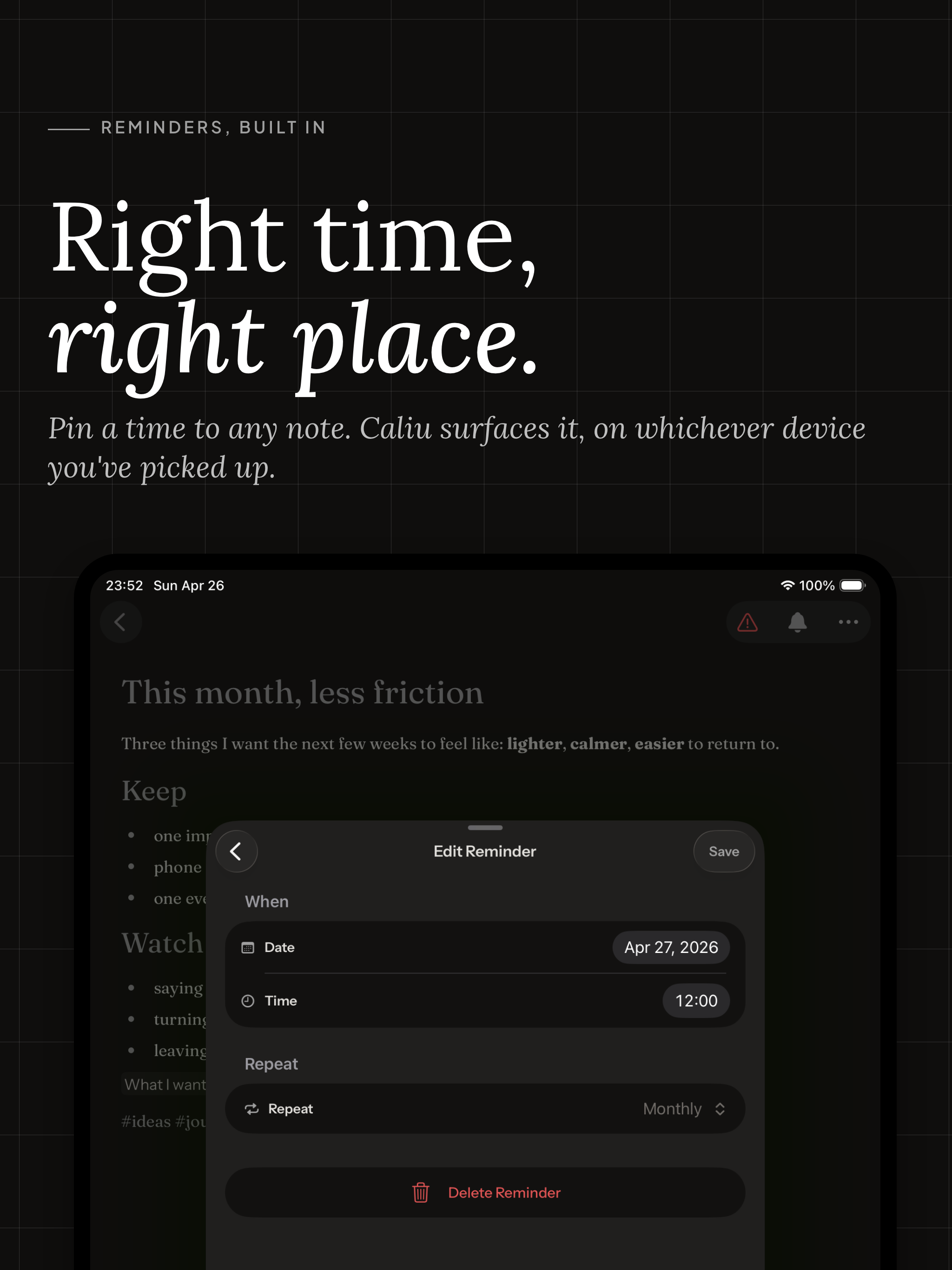 Caliu - Markdown Notes screenshot 12