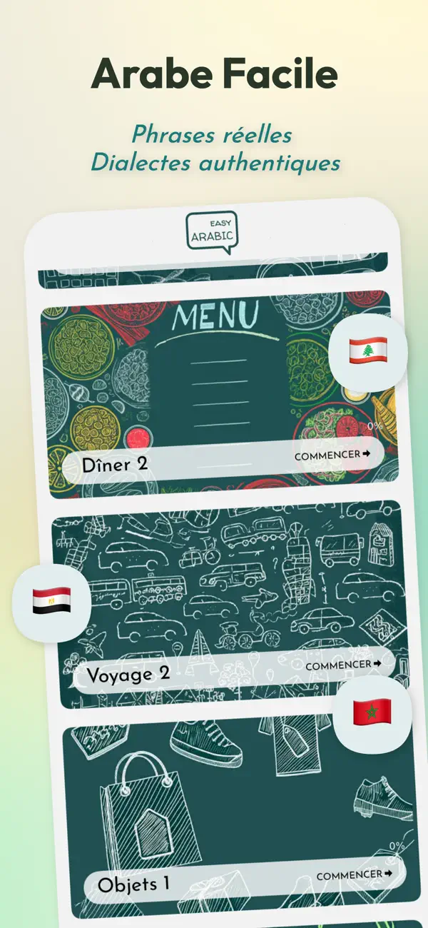 Screenshot #1 pour Easy Arabic - Apprenez|Parlez