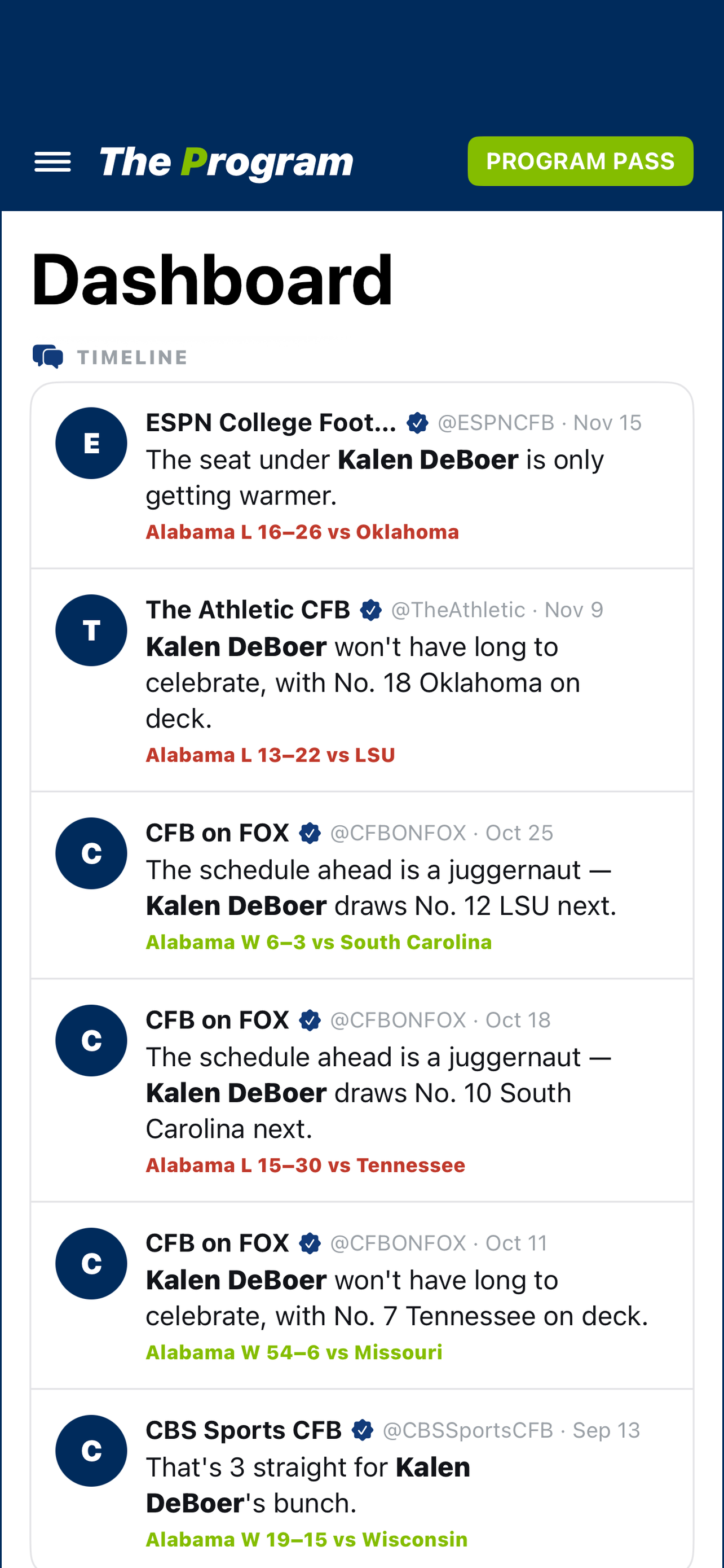 The Program: CFB Dynasty screenshot 4