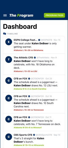 The Program: CFB Dynasty Screenshot 4 of 10