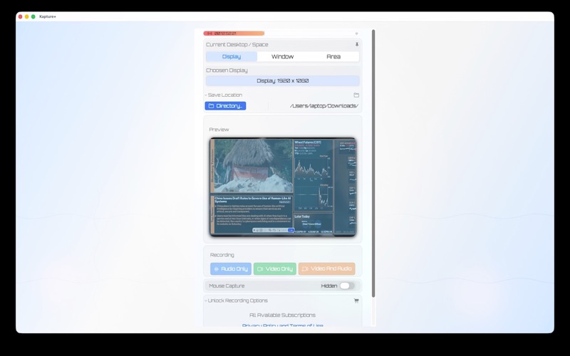 Kapture+ iPhone screenshot