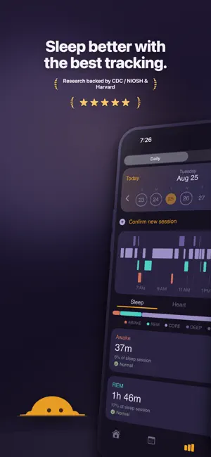 ShiftNight: Sleep Tracker screenshot 1
