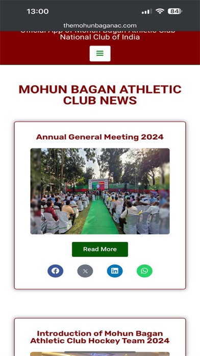 Screenshot 3 of Mohun Bagan Athletic Club App