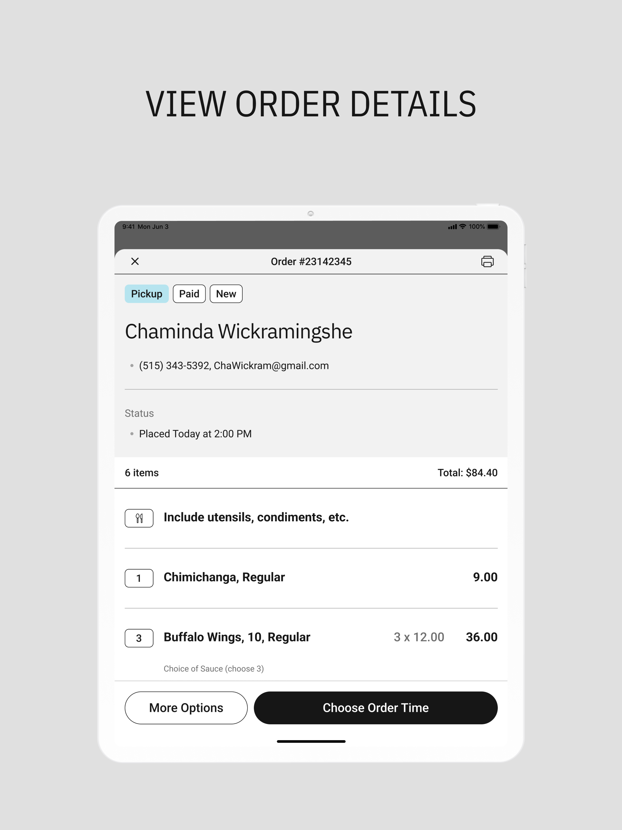 ChowNow: Business Manager