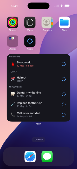 Again - Recurring Tracker Screenshot 5 of 5