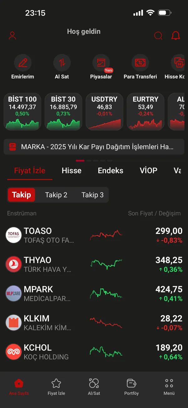 Screenshot #2 pour Oyak Trader