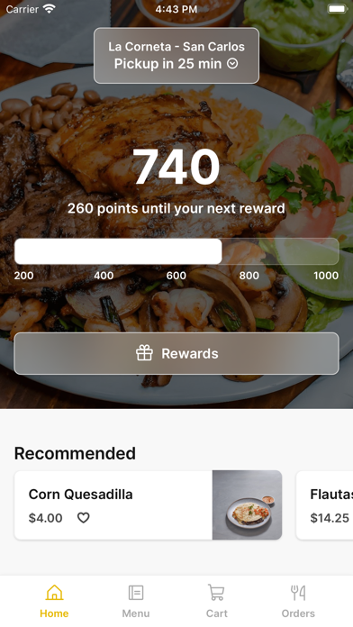 La Corneta Taqueria iPhone screenshot 1 - Food & Drink app