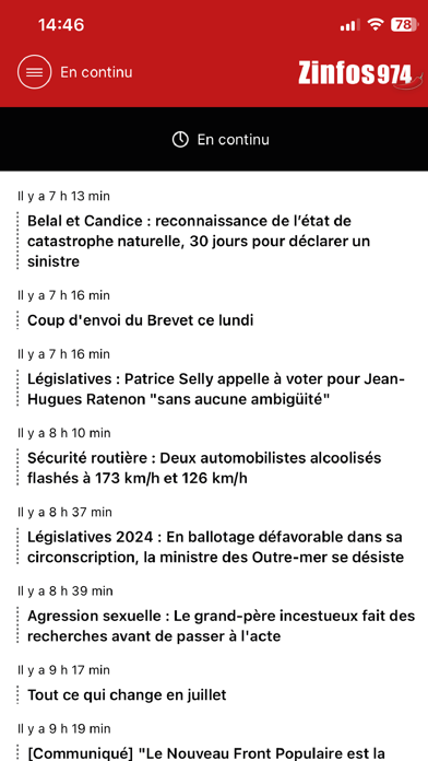 Screenshot #3 pour Zinfos974.com
