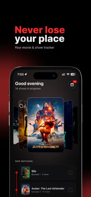 Watchd: Movie & TV Tracker screenshot 1