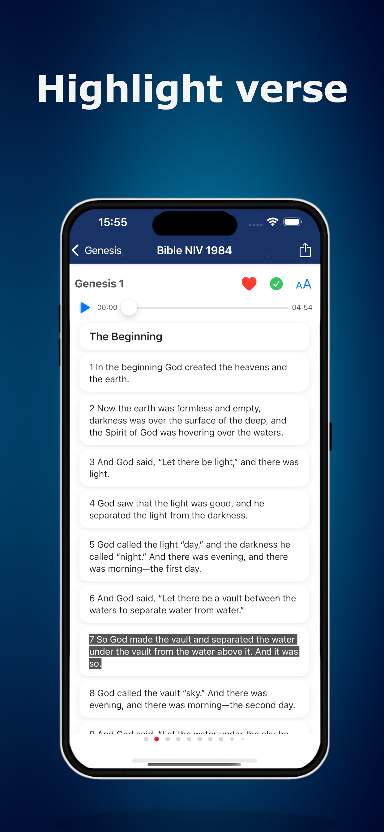 Bible NIV 1984 screenshot 3