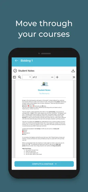 The Online School of Bridge iPhone screenshot 2