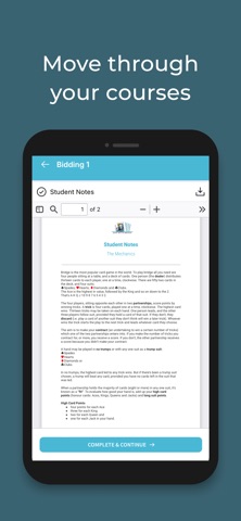 The Online School of Bridge screenshot