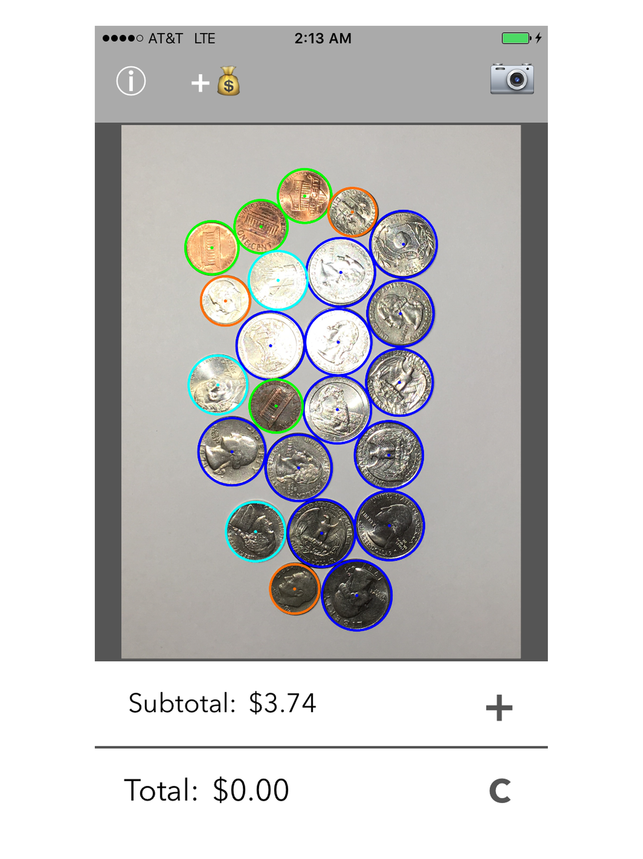 Photo Coin Counter (Photocoin) screenshot 4