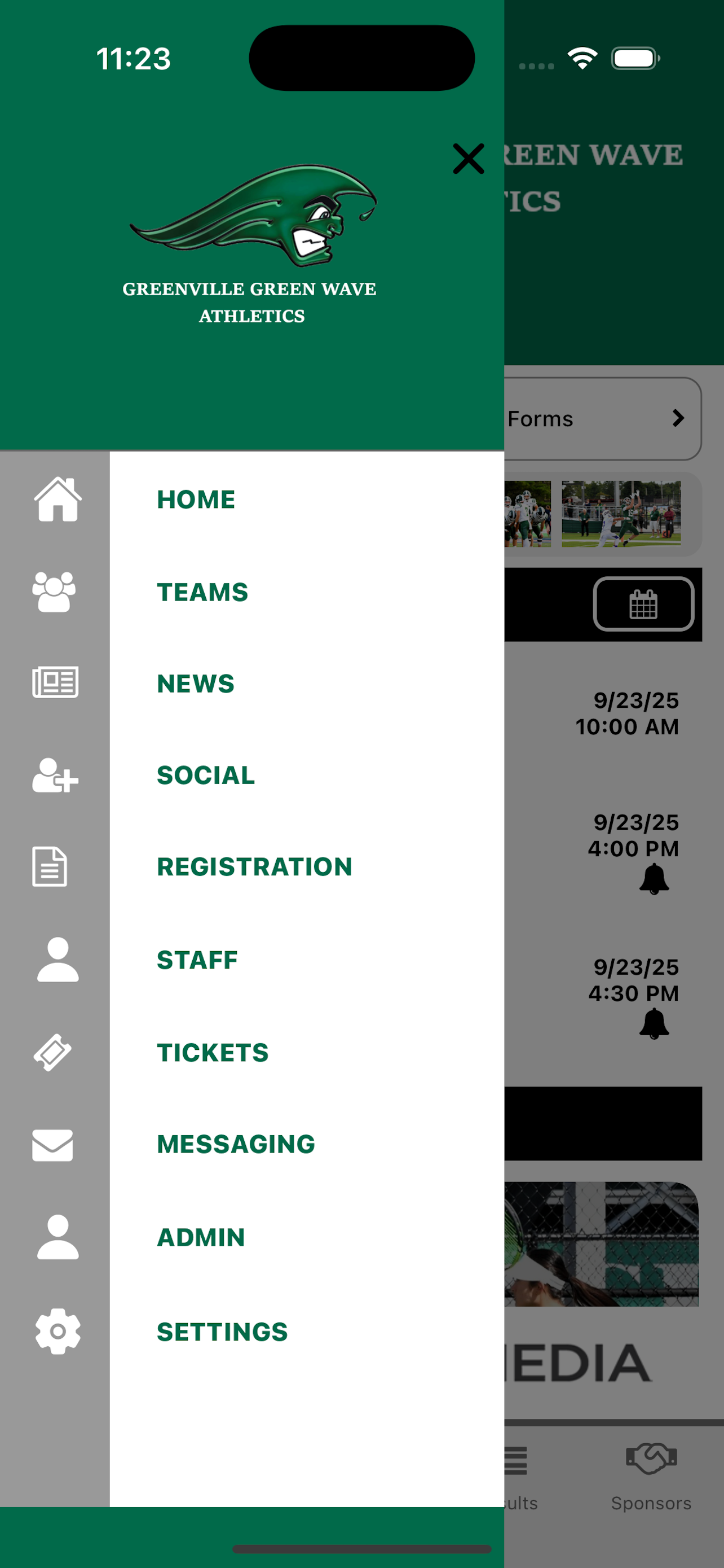 Greenville Athletics screenshot 3