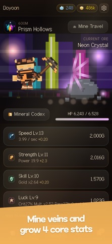 Strike It Rich! Idle Miner iPhone screenshot