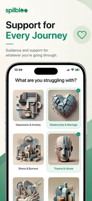 Spilbloo: Text Therapy Chat screenshot 2