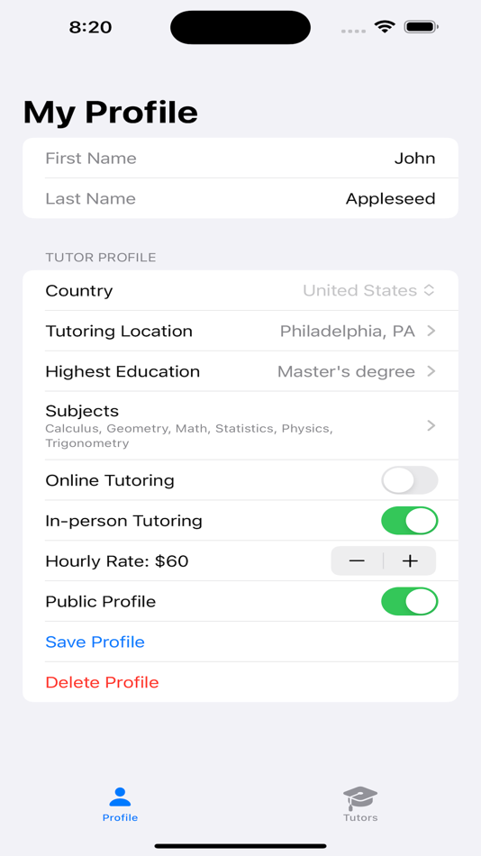 #1. find me a tutor (iOS) 由: Dogahe