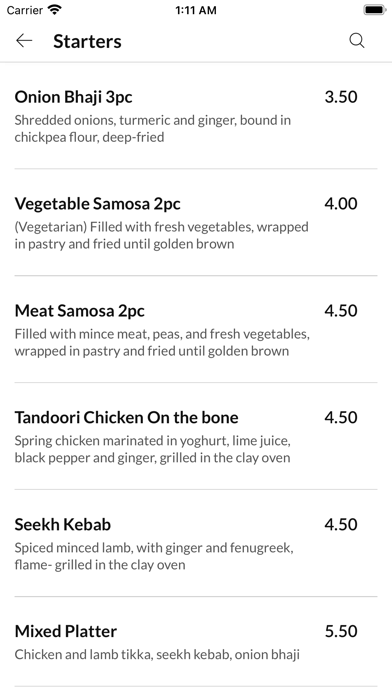 Paprika Indian Takeaway Screenshot