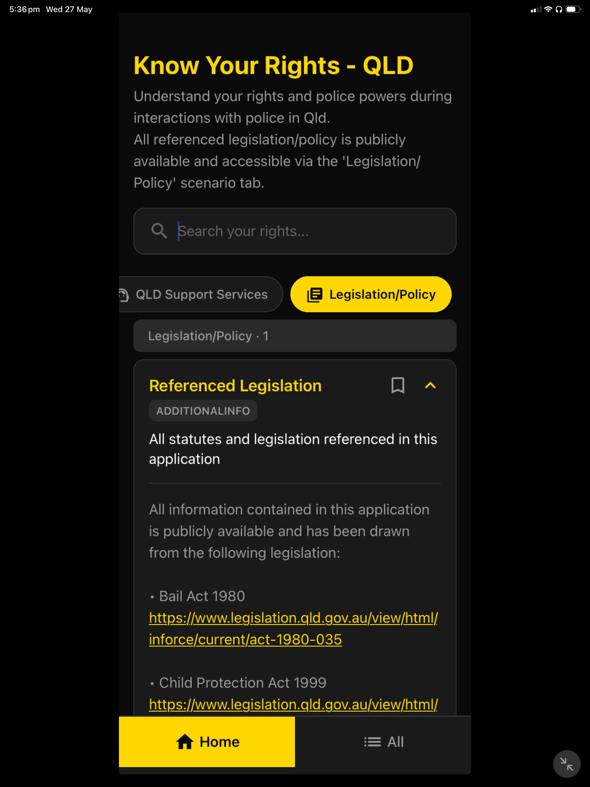 Know Your Rights QLD screenshot 19