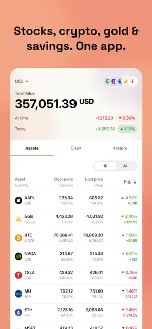 Investea: Portfolio Tracker screenshot 1